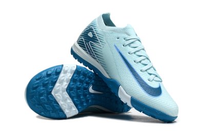 Kids Nike Air Zoom Mercurial Vapor 16 Elite TF Artificial Turf Low-Tops Football Shoes - Jade/Blue