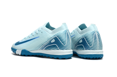 Kids Nike Air Zoom Mercurial Vapor 16 Elite TF Artificial Turf Low-Tops Football Shoes - Jade/Blue