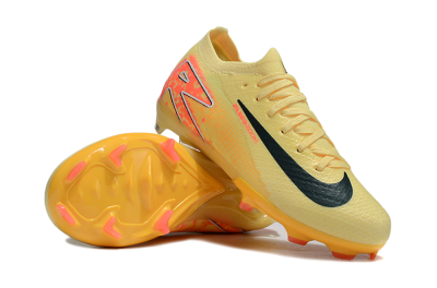 Kids Nike Air Zoom Mercurial Vapor 16 Elite FG Firm Ground Low-Tops Football Boots - Yellow/Black/Red