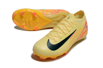 Kids Nike Air Zoom Mercurial Vapor 16 Elite FG Firm Ground Low-Tops Football Boots - Yellow/Black/Red