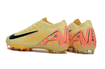 Kids Nike Air Zoom Mercurial Vapor 16 Elite FG Firm Ground Low-Tops Football Boots - Yellow/Black/Red