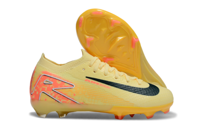Kids Nike Air Zoom Mercurial Vapor 16 Elite FG Firm Ground Low-Tops Football Boots - Yellow/Black/Red
