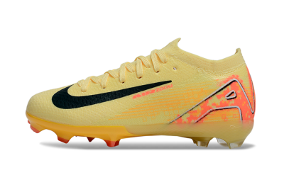 Kids Nike Air Zoom Mercurial Vapor 16 Elite FG Firm Ground Low-Tops Football Boots - Yellow/Black/Red