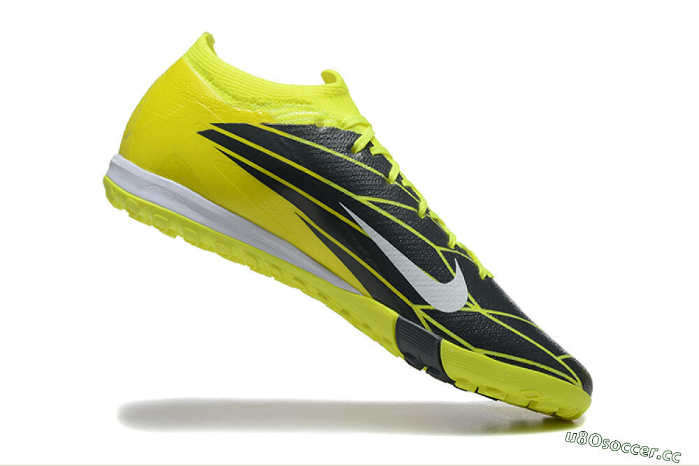 Men's Nike Air Zoom Mercurial Vapor 16 Elite TF Artificial Turf Low-Tops Football Shoes - Yellow/Black/White 7