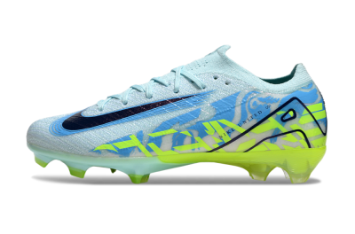 Unisex Nike Air Zoom Mercurial Vapor 16 Elite FG Firm Ground Low-Tops Football Boots - Jade/Blue/Yellow
