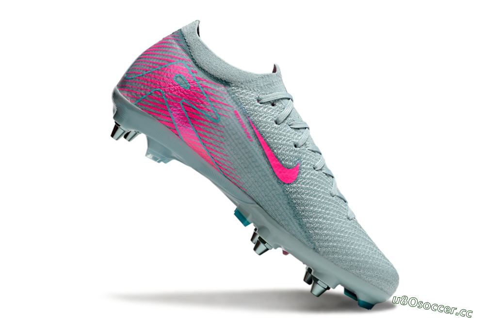 Men's Nike Air Zoom Mercurial Vapor 16 Elite SG Soft Ground Low-Tops Football Boots - Jade/Pink 4