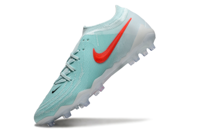 Men's Nike Phantom GX Elite AG Artificial Grass Low-Tops Football Boots - Jade/Red/White