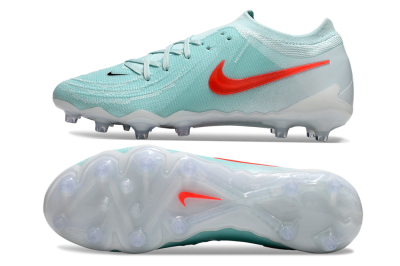 Men's Nike Phantom GX Elite AG Artificial Grass Low-Tops Football Boots - Jade/Red/White