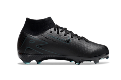 Kids Nike Air Zoom Mercurial Superfly 10 Elite FG Firm Ground High-Tops Football Boots - Black/Blue