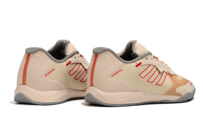 Men's Adidas Fevernova IC Indoor & Futsal Low-Tops Football Shoes - Pink/Brown/Red