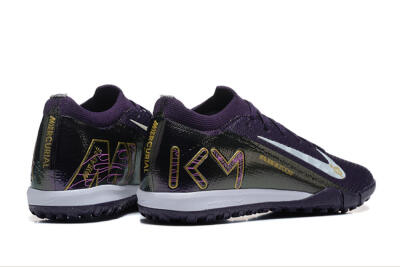 Men's Nike Air Zoom Mercurial Vapor 16 Elite TF Artificial Turf Low-Tops Football Shoes - Purple/White/Gold
