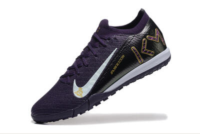 Men's Nike Air Zoom Mercurial Vapor 16 Elite TF Artificial Turf Low-Tops Football Shoes - Purple/White/Gold