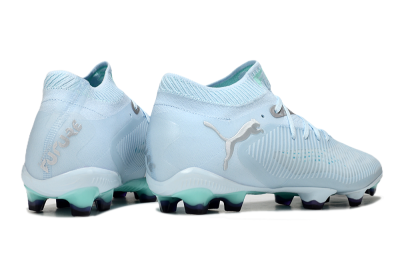 Men's Puma Future 8 Ultimate FG Firm Ground Low-Tops Football Boots - Jade/Silver