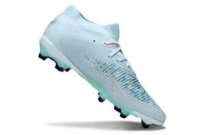 Men's Puma Future 8 Ultimate FG Firm Ground Low-Tops Football Boots - Jade/Silver