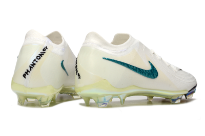 Men's Nike Phantom GX Elite FG Firm Ground Low-Tops Football Boots - Beige/Blue/Black