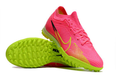 Unisex Nike Air Zoom Mercurial Vapor 15 Elite TF Artificial Turf Low-Tops Football Shoes - Pink/Yellow/Black
