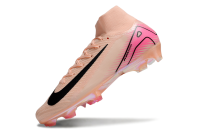 Men's Nike Air Zoom Mercurial Superfly 10 Elite FG Firm Ground High-Tops Football Boots - Pink/Black