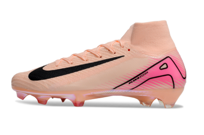 Men's Nike Air Zoom Mercurial Superfly 10 Elite FG Firm Ground High-Tops Football Boots - Pink/Black