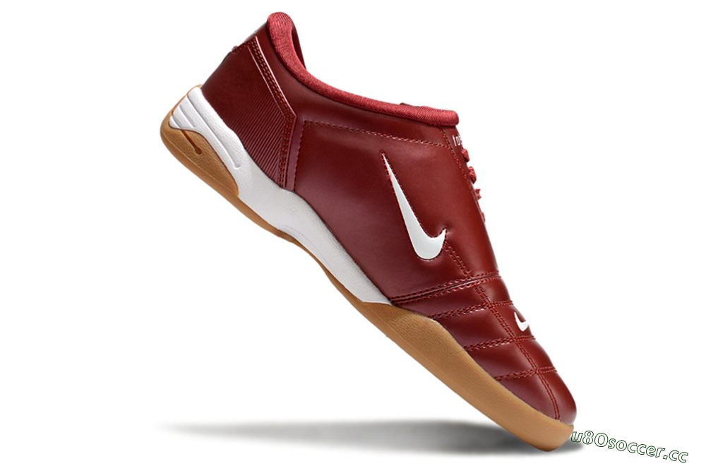 Men's Nike Total 90 II IC Indoor & Futsal Low-Tops Football Shoes - Red/White 4