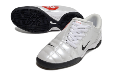 Men's Nike Total 90 II IC Indoor & Futsal Low-Tops Football Shoes - Beige/Black/White