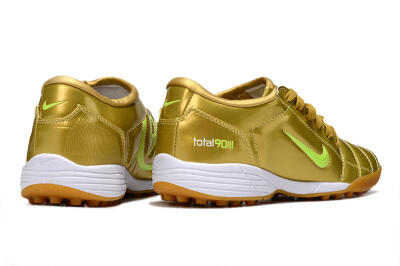 Unisex Nike Total 90 II TF Artificial Turf Low-Tops Football Shoes - Gold/Yellow/White