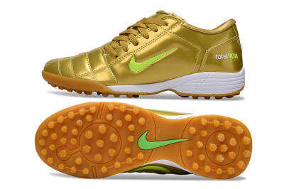 Unisex Nike Total 90 II TF Artificial Turf Low-Tops Football Shoes - Gold/Yellow/White