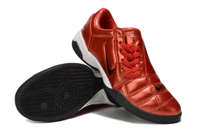 Men's Nike Total 90 II IC Indoor & Futsal Low-Tops Football Shoes - Red/White/Black