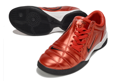 Men's Nike Total 90 II IC Indoor & Futsal Low-Tops Football Shoes - Red/White/Black