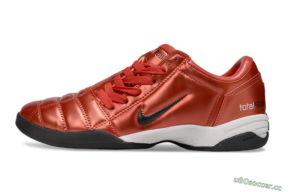 Men's Nike Total 90 II IC Indoor & Futsal Low-Tops Football Shoes - Red/White/Black 0