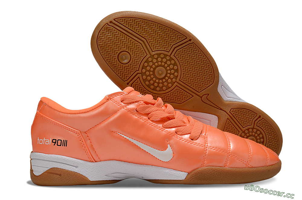 Men's Nike Total 90 II IC Indoor & Futsal Low-Tops Football Shoes - Red/White/Black 2