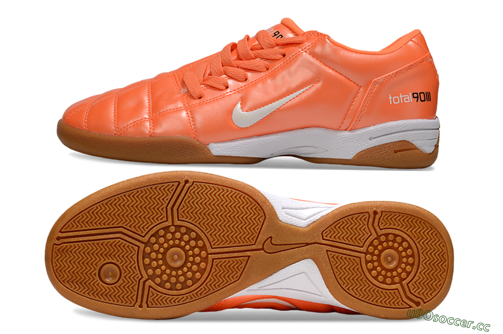 Men's Nike Total 90 II IC Indoor & Futsal Low-Tops Football Shoes - Red/White/Black 1