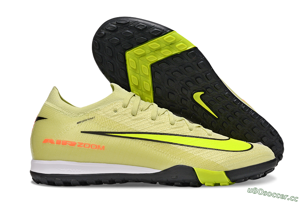 Unisex Nike Air Zoom Mercurial Vapor 16 Elite TF Artificial Turf Low-Tops Football Shoes - Brown/Yellow/Black 2