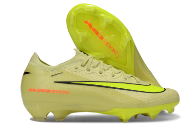 Unisex Nike Air Zoom Mercurial Vapor 16 Elite FG Firm Ground Low-Tops Football Boots - Brown/Yellow/Black
