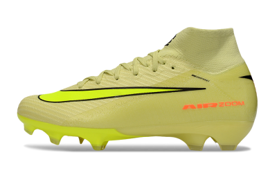 Unisex Nike Air Zoom Mercurial Superfly 10 Elite FG Firm Ground High-Tops Football Boots - Brown/Yellow/Black
