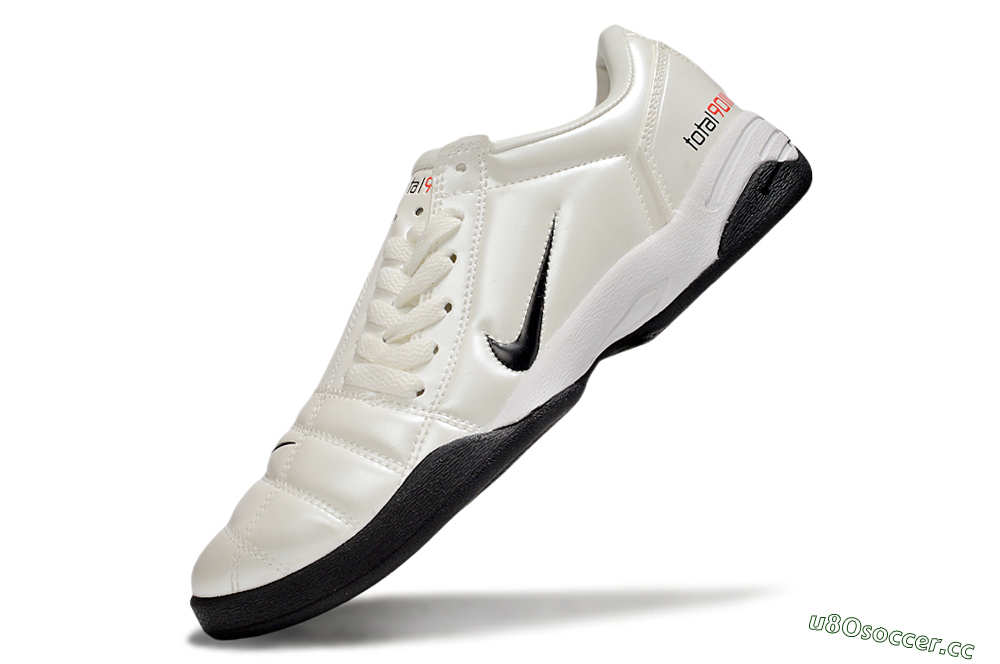Men's Nike Total 90 II IC Indoor & Futsal Low-Tops Football Shoes - Beige/Black/White 6