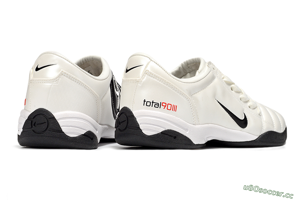 Men's Nike Total 90 II IC Indoor & Futsal Low-Tops Football Shoes - Beige/Black/White 7