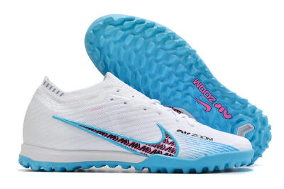 Unisex Nike Air Zoom Mercurial Vapor 16 Elite TF Artificial Turf Low-Tops Football Shoes - White/Red/Blue