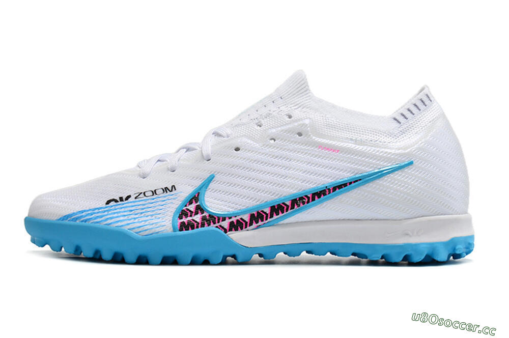 Unisex Nike Air Zoom Mercurial Vapor 16 Elite TF Artificial Turf Low-Tops Football Shoes - White/Red/Blue 0