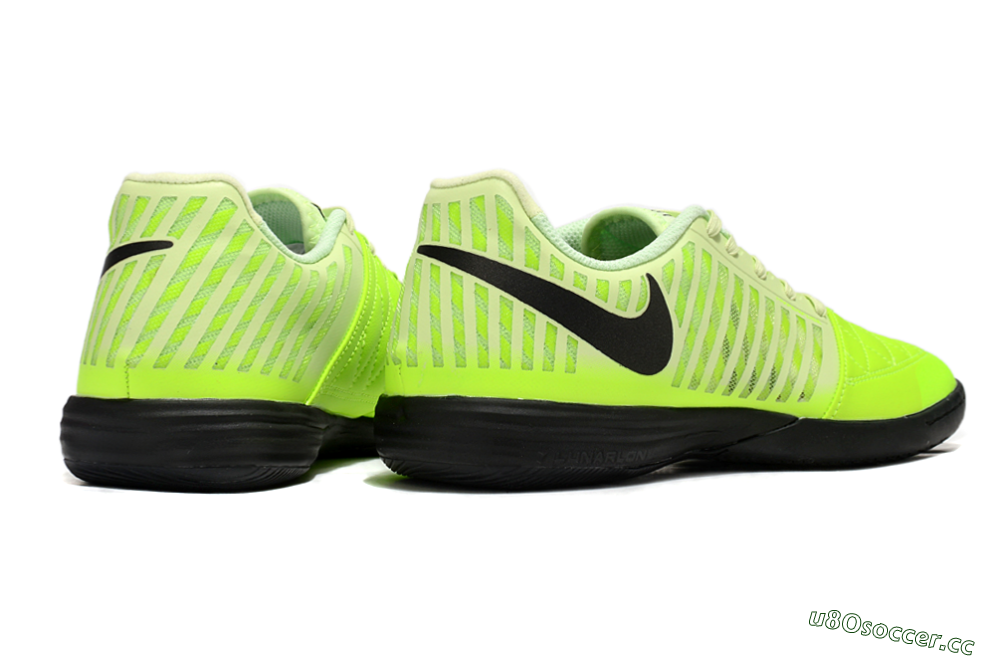 Unisex Nike Lunar Gato 2 IC Indoor & Futsal Low-Tops Football Shoes - Yellow/Black 7