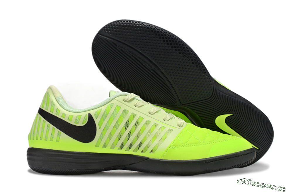Unisex Nike Lunar Gato 2 IC Indoor & Futsal Low-Tops Football Shoes - Yellow/Black 2