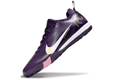 Unisex Nike Air Zoom Mercurial Vapor 16 Pro TF Artificial Turf Low-Tops Football Shoes - Purple/White/Gold