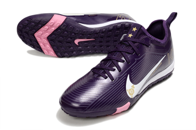 Unisex Nike Air Zoom Mercurial Vapor 16 Pro TF Artificial Turf Low-Tops Football Shoes - Purple/White/Gold