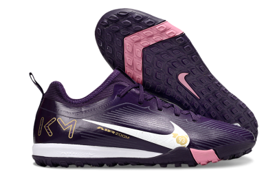 Unisex Nike Air Zoom Mercurial Vapor 16 Pro TF Artificial Turf Low-Tops Football Shoes - Purple/White/Gold