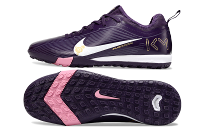 Unisex Nike Air Zoom Mercurial Vapor 16 Pro TF Artificial Turf Low-Tops Football Shoes - Purple/White/Gold