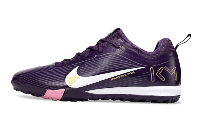 Unisex Nike Air Zoom Mercurial Vapor 16 Pro TF Artificial Turf Low-Tops Football Shoes - Purple/White/Gold