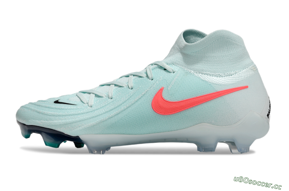 Unisex Nike Phantom Luna Elite FG Firm Ground High-Tops Football Boots - Jade/Red/Black 0
