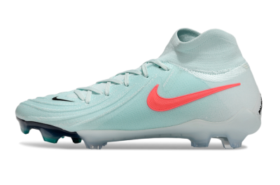 Unisex Nike Phantom Luna Elite FG Firm Ground High-Tops Football Boots - Jade/Red/Black