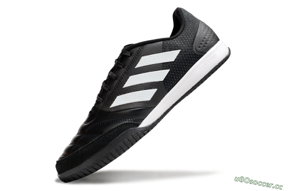 Men's Adidas Top Sala IC Indoor & Futsal Low-Tops Football Shoes - Black/White 5