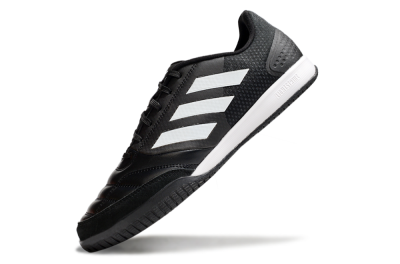 Men's Adidas Top Sala IC Indoor & Futsal Low-Tops Football Shoes - Black/White