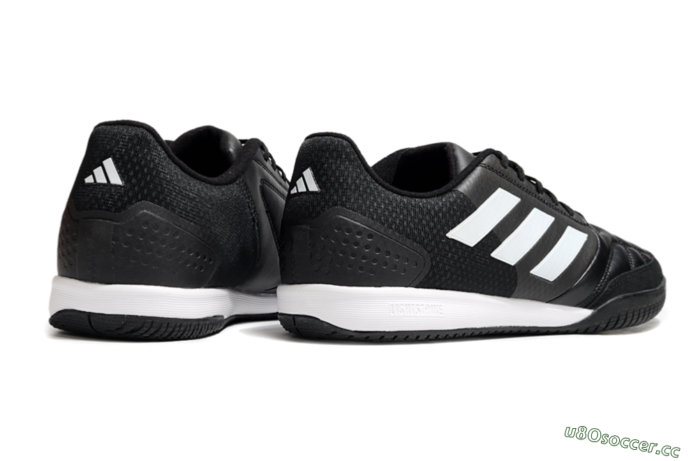 Men's Adidas Top Sala IC Indoor & Futsal Low-Tops Football Shoes - Black/White 6
